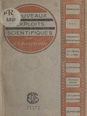 cover image of Nouveaux exploits scientifiques